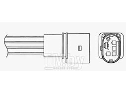 Лямбда-зонд LZA11-V3 VW Polo, Caddy, Lupo 1.4 16V 99-, Skoda Fabia, Seat NGK 1829