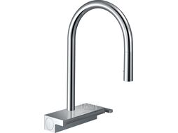 Смеситель для кухни Hansgrohe Aquno Sel M81 170 с вытяжным душем (73837000)