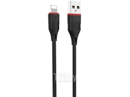 Кабель Borofone BX17 USB Lightning (1м, черный)