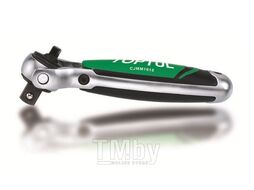 Трещотка 1/4"-1/2" 72зуб. 160мм двухсторонняя TOPTUL (CJMM1616)