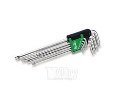 Набор ключей Torx T10-Т50 9шт экстра длинных TOPTUL (GAAL0915)