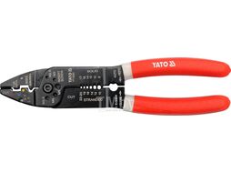 Щипцы съемник изоляции 215мм (18-10 AWG 1,0-2,5мм, RG6, M2,6-5) Yato YT-2293