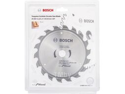 Диск пильный 160х20 мм 18 зуб. по дереву ECO WOOD BOSCH (твердоспл. зуб)