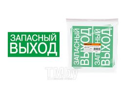 Знак "ЗАПАСНЫЙ ВЫХОД" 200х100мм TDM