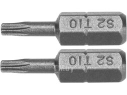 Бита TORX T10х25мм 1/4" (2шт) AlSl S2 Yato YT-77902