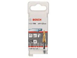 Ступенчатое сверло HSS-TIN 4-12 MМ BOSCH