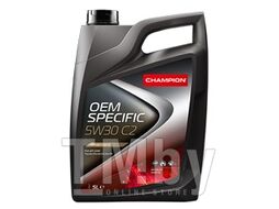 Моторное масло CHAMPION OEM SPECIFIC C2 5W30 5L ACEA C2 API SN CF 9.55535-S1 B71 2290 RN 0700 8209819