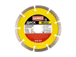 Диск алмазный Hammer ECO 206-225 Сегментный Ф125х22мм 596668