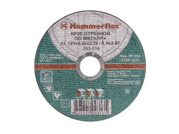 Круг отрезной Hammer Flex 232-016 по металлу цена за 1 шт 125 x 2.5 x 22,23 A 30 S BF 86896