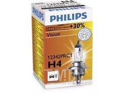 Автолампа (871150049099560) H4 Premium, 12V, 60/55W, P43t-38, +30света PHILIPS 12342PRC1