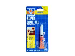 Клей суперклей Super Glue для металла, пластика, резины, винила, бумаги, картона, 2 гр PERMATEX 82190