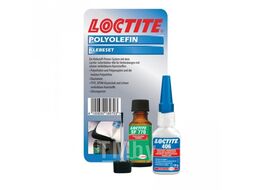 Набор ремонтный LOCTITE 406/770, для склеивания полиолефинов и жирных пластмасс, клей для пластика и резины LOCTITE 406 + праймер LOCTITE 770, 20 г + 10 г 142457