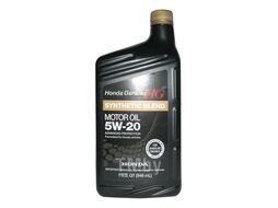 Масло моторное полусинтетическое 946мл - 5W20 Synthetic Blend (SN, GF-5) HONDA 87989032