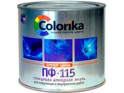 Эмаль Colorika ПФ-115 (1.8кг, вишневый)