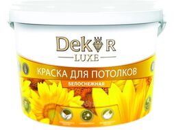 Краска Dekor ВД-АК 216 для потолка (1.1кг, белоснежный)