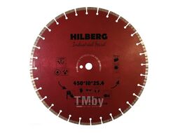 Диск алмазный Hilberg серия Industrial Hard 450x10x25.4/12 mm HI810