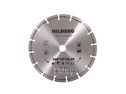 Диск алмазный по железобетону Hilberg серия Hard Materials Laser 230x10x22.23 mm HM106