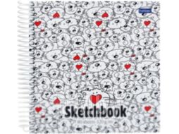 Скетчбук Hatber SketchBook. Прикольные коты / 80Тт5Aгр-17223