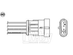 Лямбда-зонд OZA739-EE12 Alfa Romeo 145, 146, 156, 166 NGK 96997