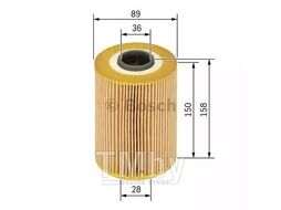 Фильтр масляный BMW E36/E34 2.5TD/TDs M51 91-00, Opel Omega B 2.5TD 94> BOSCH 1457429123