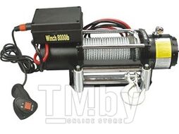 Лебедка автомобильная 4.5т, 12V (стальной трос) Forsage TRH910000