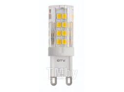 Лампочка светодиодная G9, SMD 2835, 3000K, 3,5W, AC220-240V, 360град, 320lm, 38mA GTV LD-G9P35W-30