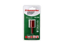 Алмазная трубчатая коронка Hammer Flex 226-008 DHS 25,0*65/5 A3, алмаз 60Р, керамогранит