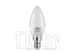 Лампочка светодиодная E14, C30, 3000K, 5W, AC175-250V, 160град, 400lm GTV LD-SMGC30B-50-E