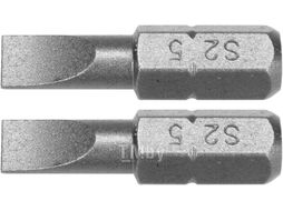 Бита 5х25мм 1/4" (2шт) AlSl S2 Yato YT-77892