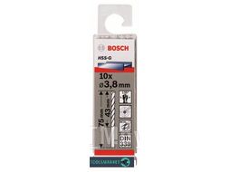 Сверло по металлу HSS-G D3,8 43 75мм (10шт) 2.608.585.484 BOSCH