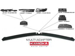 Щетка стеклоочистителя Aerotwin Multiclip KAMOKA 27375