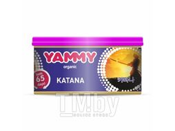 Ароматизатор с растит. наполнителем YAMMY Органик, баночка, аромат "Katana, аромат "42 гр, Корея D016