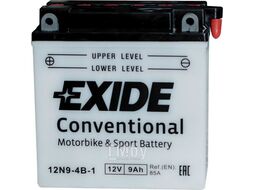 Аккумуляторная батарея EXIDE 12N9-4B-1 рус 9Ah 85A 135/75/140 moto 12N9-4B-1