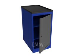 Тумба инструментальная PROFFI T RAL5005 (дверца RAL7024, центральный замок+лоток) Верстакофф 106581