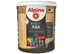 Лак для стен и потолков Alpina Аква глянцевый 2,5 л/2,50 кг