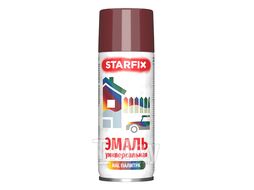 Краска-эмаль аэроз. универсальная вишневый STARFIX 520мл (3004) (Цвет вишневый)