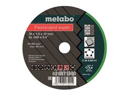 Круг отрезной 76x1,0x10 мм, универсальный, 5 шт, Metabo 626871000