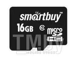 Карта памяти Smart Buy MicroSDHC 16Gb Class 10 SB16GBSDCL10-00