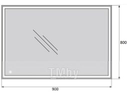 Зеркало BelBagno SPC-GRT-900-800-LED-TCH