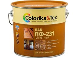 Лак Colorika & Tex ПФ-231 глянцевый для паркета (2.7л)