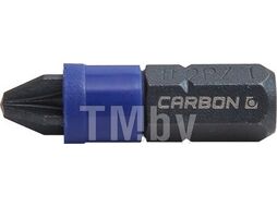 Насадка крестообразная CARBON PZ3х25мм 1/4" G5, с короткой торсионной зоной (упак/10шт) CA-126796