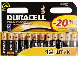 Батарейки Duracell Basic LR6 (12шт)