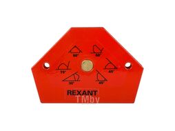 Магнитный угольник-держатель для сварки REXANT на 6 углов усилие 11,3 кг 12-4831