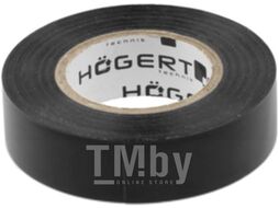 Изоляционная лента 0,13x19мм x 20м, чёрная HOEGERT HT1P281