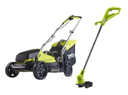 Набор ONE + из Газонокосилки и Триммера RYOBI RLM1833BLT1825M