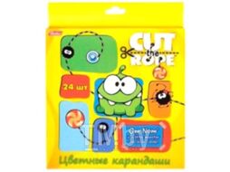 Набор цветных карандашей Hatber Cut the Rope / BKc 24555 (24цв)