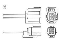 Лямбда-зонд LZA07-MD2 Mazda 6 1.8-2.3 02- NGK 9394