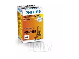 Лампа галогенная HB3 12V 60W P20D PREMIUM (На 30% больше света на дороге) PHILIPS 9005PRC1