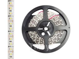 Лента светодиодная ECO-3528 (4.8 Вт/м, 240 Лм/м, 3500К, IP 20), 12В (5 м в уп.) JAZZWAY (60 диод/м, теплый белый свет, 8 мм) (1002655)
