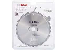 Диск пильный 254х30 мм 80 зуб. универсальный ECO ALUMINIUM BOSCH (твердоспл. зуб)